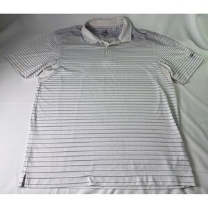 Cutter & Buck Striped Golf Polo Shirt CB DryTec‎ Moisture Wicking Size XL Mens